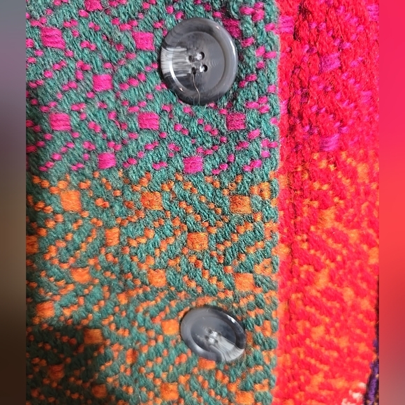 NWT Aran Sweater Market Gemma Multicolor Cardigan Size S - Picture 4 of 12
